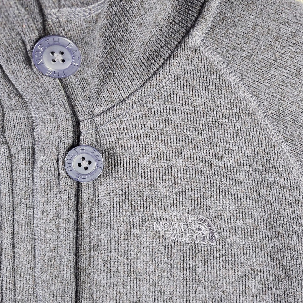The North Face Womens XL Blue Sherpa Lined Full Zip Sweater Fleece Jacket Casual - Picture 10 of 16